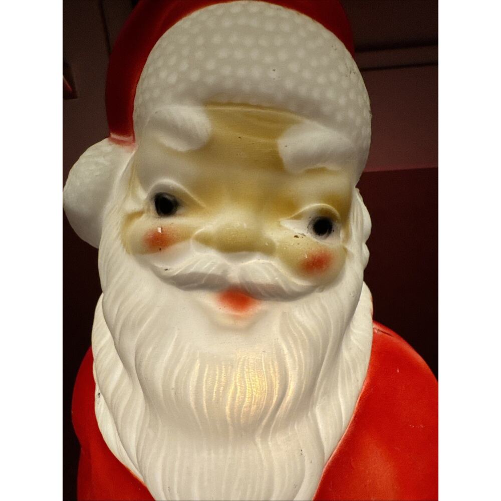 Vintage Blow Mold Santa Claus Working Light 1973 Empire 23” Carolina Enterprises - Picture 4 of 15